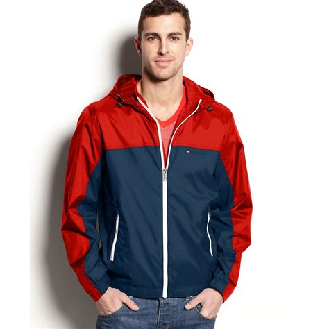 tommy hilfiger windbreakers for men